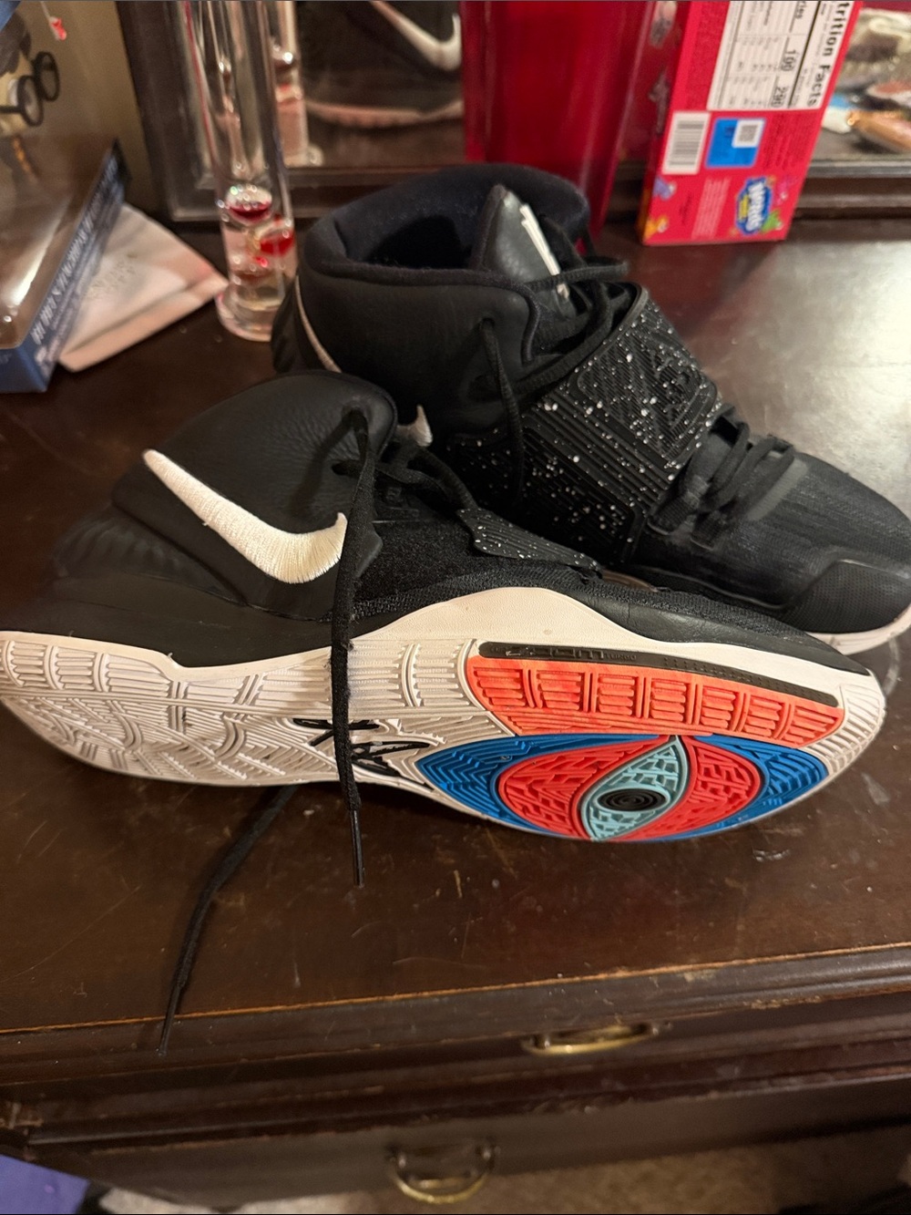Nike Kyre Black High-Top Sneakers